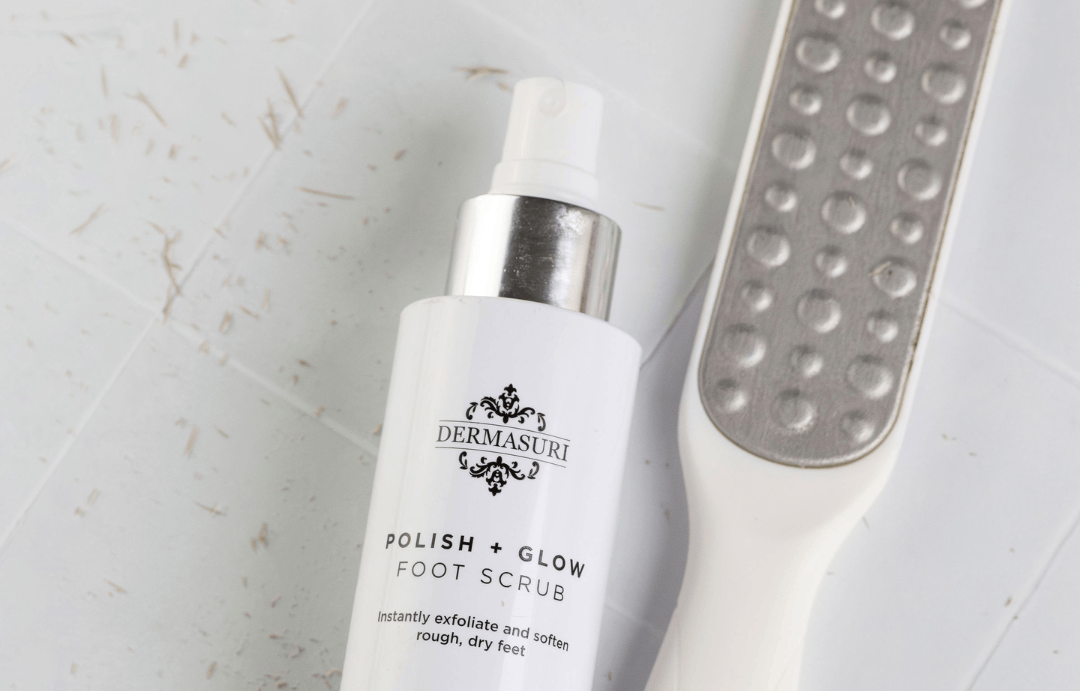 Foot scrub for dry skin clearance