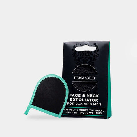Face and Neck exfoliator for bearded men